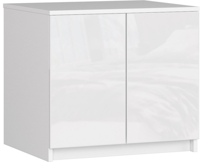 Nástavec na skříň Star 60 cm bílý lesk
