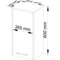 Závěsná koupelnová skříňka Fin 30 cm venge