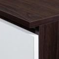 Komoda Torvi K 110 cm wenge/bílá