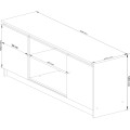 TV stolek Beron 140 cm sonoma