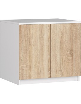 Nástavec na skříň Star 60 cm dub sonoma/bílý mat
