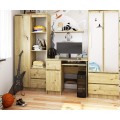 Psací stůl PIKSEL 90 cm dub artisan levý