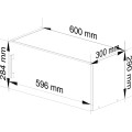 Kuchyňská závěsná skříňka W 60cm Artus bílá/sonoma