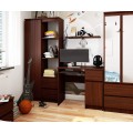 Psací stůl PIKSEL 90 cm wenge pravý
