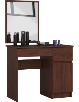Kosmetický stolek se zrcadlem P-2/SL wenge pravý