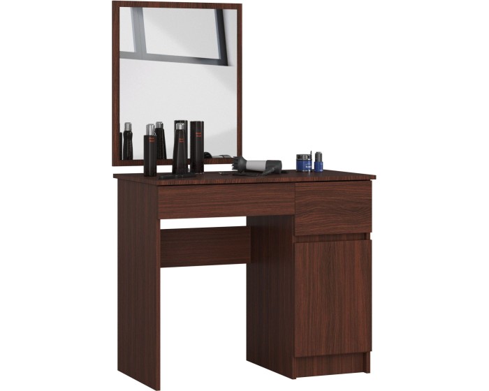 Kosmetický stolek se zrcadlem P-2/SL wenge pravý