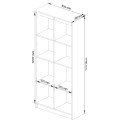 Knihovna Rexa 80 cm dub sonoma