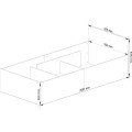 Postel CLP 90x200 cm s roštem bílá