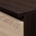 Regál Rexa 80 cm 1 skříňka a 4 police wenge/sonoma
