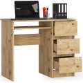 Psací stůl A-6 90 cm dub artisan pravý