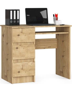 Psací stůl A-6 90 cm dub artisan levý
