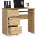 Psací stůl A-6 90 cm dub artisan levý