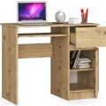 Psací stůl PIKSEL 90 cm dub artisan pravý