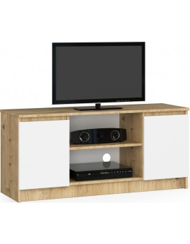 TV stolek Tonon 120 cm dub artisan/bílý