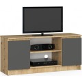 TV stolek Tonon 120 cm dub artisan/grafitový šedý