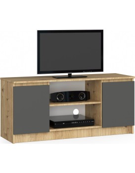 TV stolek Tonon 120 cm dub artisan/grafitový šedý