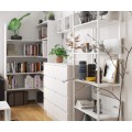 Regál LOFT 70 cm bílý