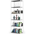 Regál LOFT 70 cm bílý/šedý