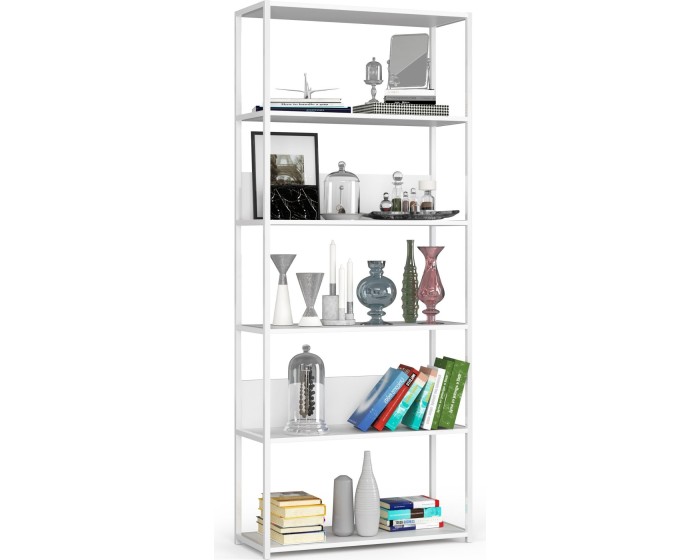 Regál LOFT 80 cm bílý