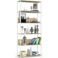 Regál LOFT 80 cm bílý/dub artisan