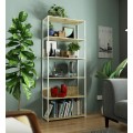 Regál LOFT 80 cm bílý/dub artisan