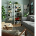 Regál LOFT 80 cm bílý/dub artisan