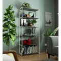 Regál LOFT 80 cm bílý/šedý