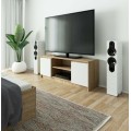 TV stolek Beron 140 cm sonoma/bílý