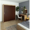 Šatní skříň CLP Mono 150 cm dub sonoma/wenge