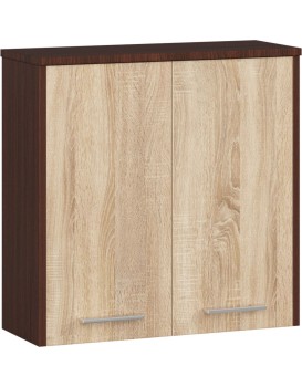 Závěsná koupelnová skříňka Fin 60 cm venge/sonoma