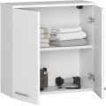Závěsná koupelnová skříňka Fin 60 cm bílá