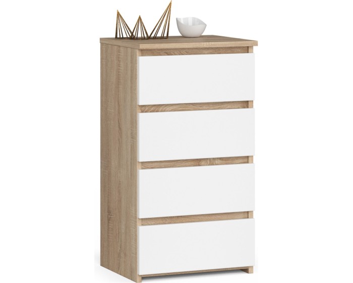 Komoda CL4 40 cm dub sonoma/bílá