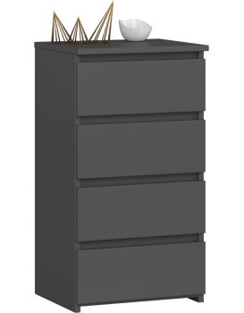 Komoda CL4 40 cm grafitově šedá