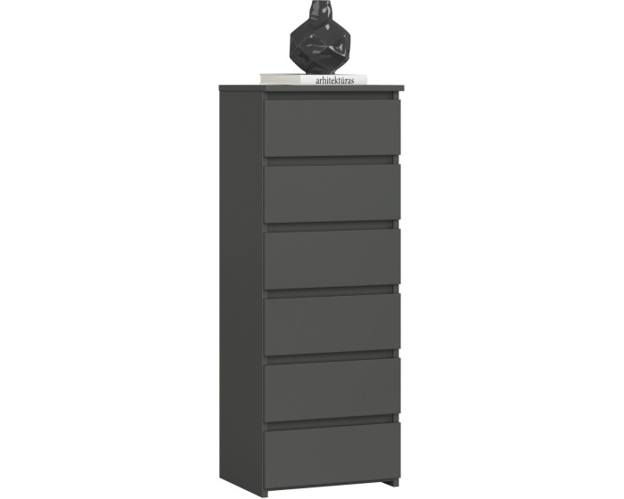 Komoda CL6 40 cm grafitově šedá