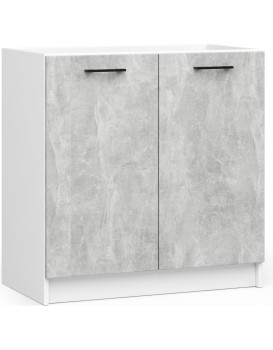Kuchyňská skříňka pod dřez Olivie S 80 cm bílá/beton