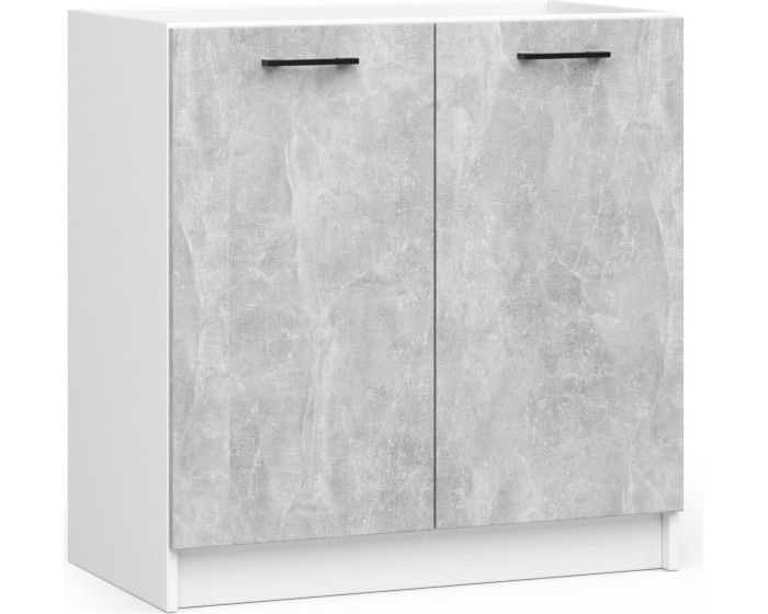 Kuchyňská skříňka pod dřez Olivie S 80 cm bílá/beton