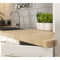 Kuchyňská skříňka Olivie S 40 cm 4S bílá/bílý lesk/dub sonoma