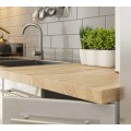 Kuchyňská skříňka Olivie S 60 cm 2D bílá/metalický lesk/dub sonoma