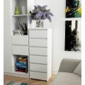 Komoda CL6 40 cm bílá