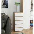 Komoda CL5 40 cm dub sonoma/bílá