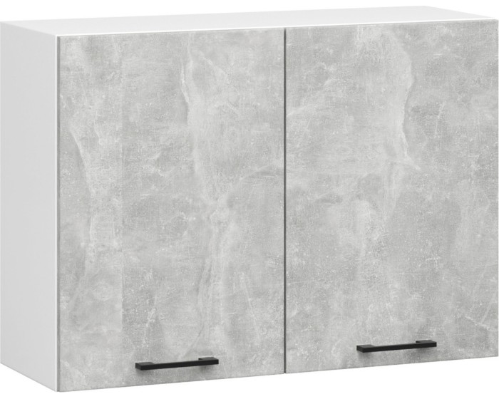 Kuchyňská závěsná skříňka Olivie W I 80 cm bílá/beton