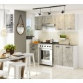 Kuchyňská závěsná skříňka Olivie W I 80 cm bílá/beton