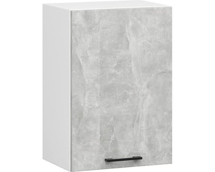 Kuchyňská závěsná skříňka Olivie W 50 cm bílá/beton