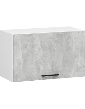 Závěsná kuchyňská skříňka Olivie W 60 cm bílá/beton