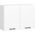Kuchyňská linka Olivie 2,4 m bílá/beton/dub sonoma