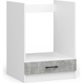Kuchyňská linka Olivie G2 2,4 m bílá/beton/dub sonoma