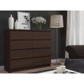 Komoda Rollo X 140 cm wenge