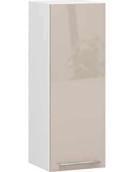 Závěsná kuchyňská skříňka Olivie W 30 cm bílá/cappuccino