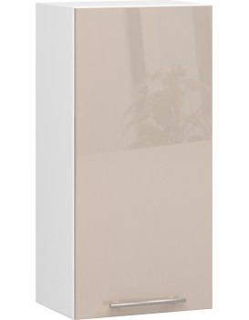 Závěsná kuchyňská skříňka Olivie W 40 cm bílá/cappuccino