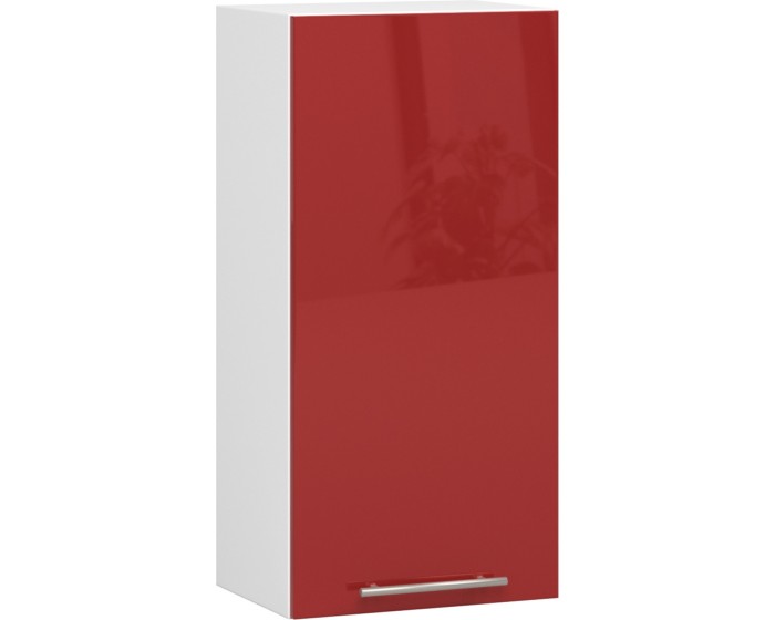 Závěsná kuchyňská skříňka Olivie W 40 cm bílo-červená